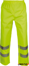 Pantalon de pluie haute visibilité enduction PVC souple, 310 g/ m2