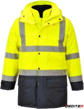 Parka jaune/marine