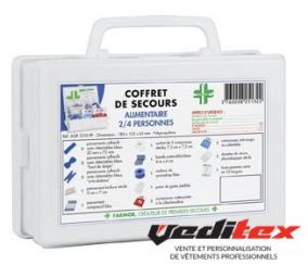 Coffret de secours ALIMENTAIRE 2/4 PERSONNES - AGR 2310 PP 