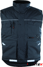 Gilet imperméable matelassé mumtipoche en rpstop [5GMR-5GRIP]