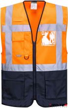 Gilet haute visibilité bi-colore - C476