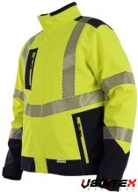 Softshell haute visibilité déperlante éco-responsable