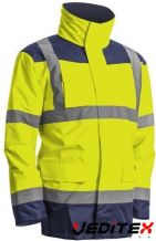 Parka haute visibilité 4 en 1 coutures étanchées KANATA