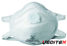 Demi-masque avec barrette nasale réglable en aluminium - FFP3 NR D SL [MO23306/]