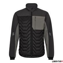Blouson matelassé combiné à un tissu softshell - ENTIRE