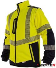 Softshell haute visibilité homme éco-responsable