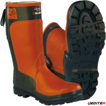 Botte forestière en caoutchouc naturel, classe 3 [CH004]