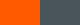 Orange Fluo/Gris Charcoal
