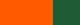Orange fluo/Vert