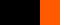 Noir/Orange/Blanc