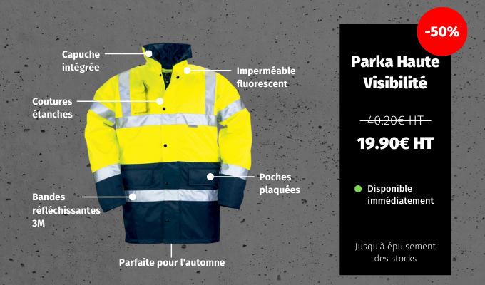 parka Hi-Viz de Coverguard