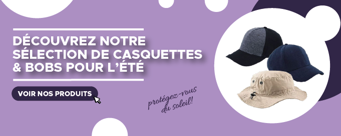Découvrez notre sélection de casquettes et bobs