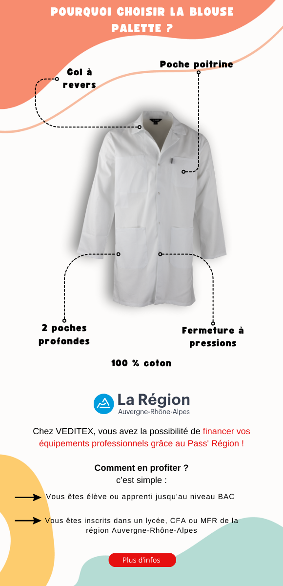 Pourquoi choisir la blouse palette