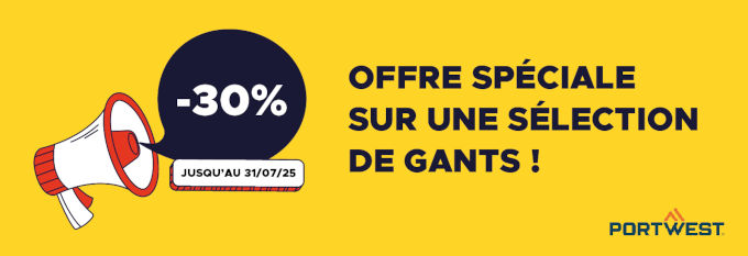 Ofrre spéciale sur une sélection de gants